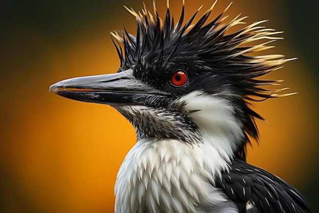 European Shag Bird Artistic Illustration Generative AI