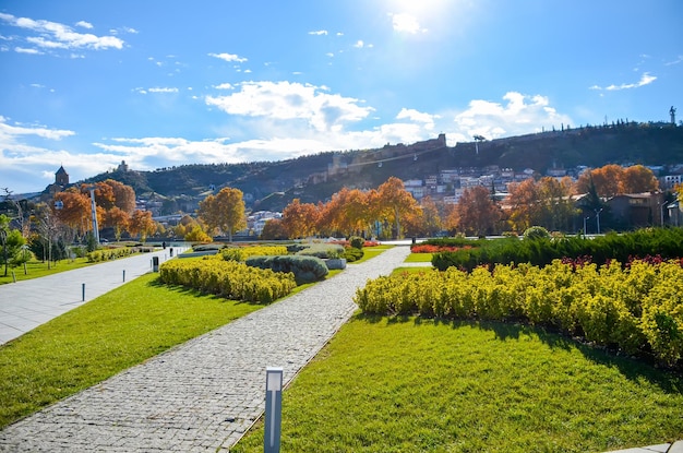 European Square is located in the center of Tbilisi