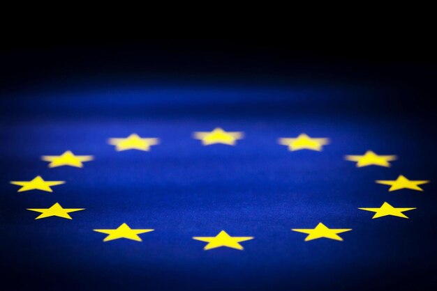 Photo european union flag background