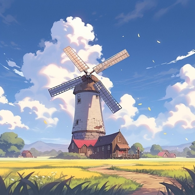 european windmill