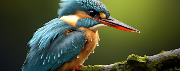 Europese ijsvogel Alcedo van dichtbij