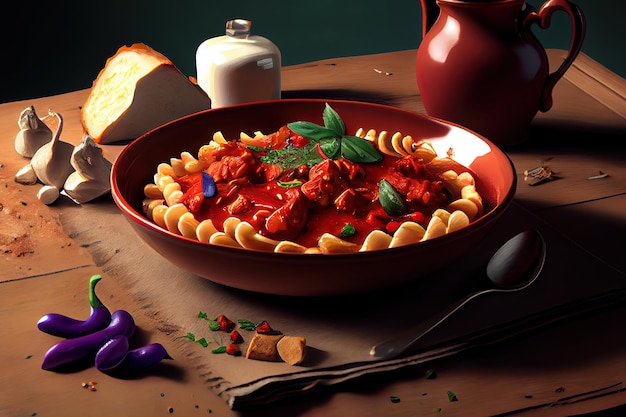 Foto europese keuken goulash voedsel