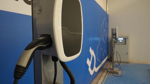 EV Charger autostation opladen gebruik AC-stekker voor voertuig met elektrische motor