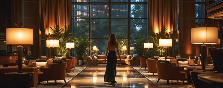 evening at the best hotel in the city