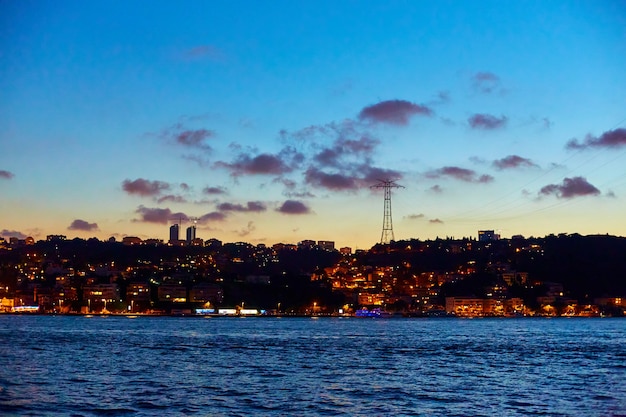 Evening boat trip on the Bosphorus in Istanbul