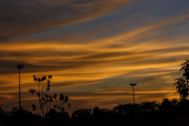 夕方の空