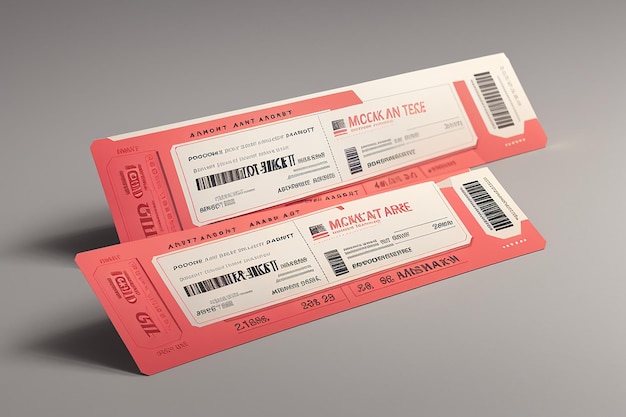 Event Ticket Mockups Showcase event ticket designs