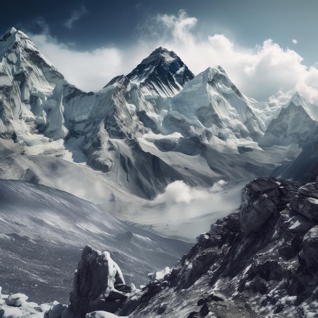 Everest mountain generative ai