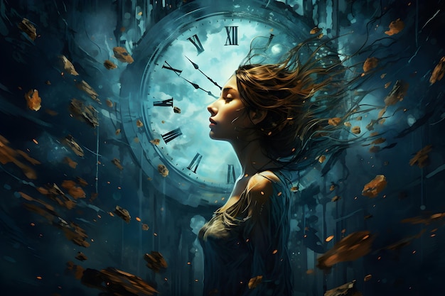 Premium AI Image  The EverShifting Sands of Time Exploring the Realm 