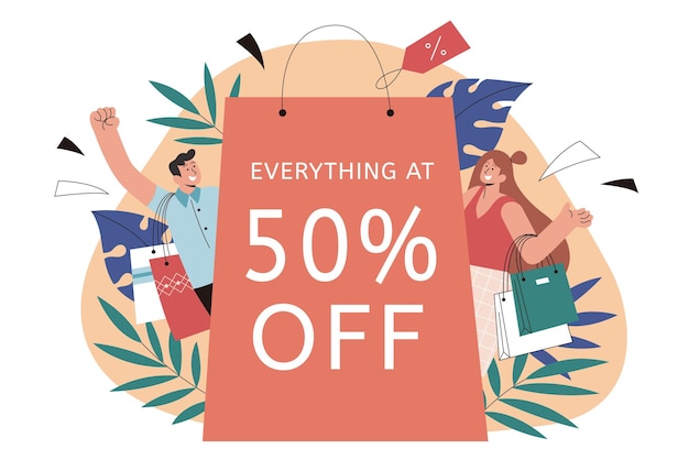 Photo everything at 50 discount banner