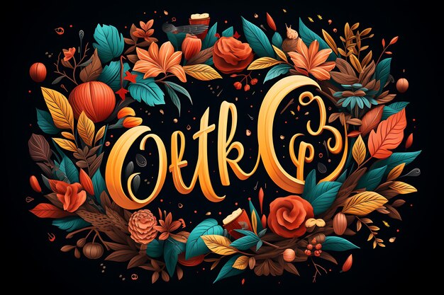 Everything wil be ok lettering message design