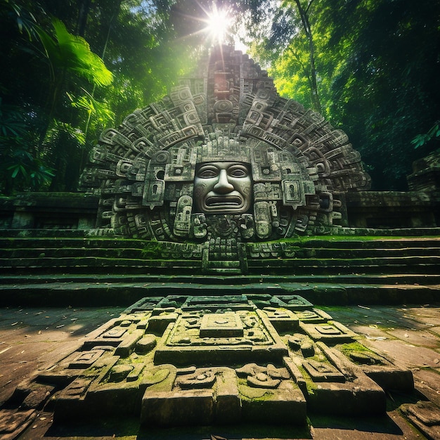 Evidence of the Relics of the Mayan Civilization