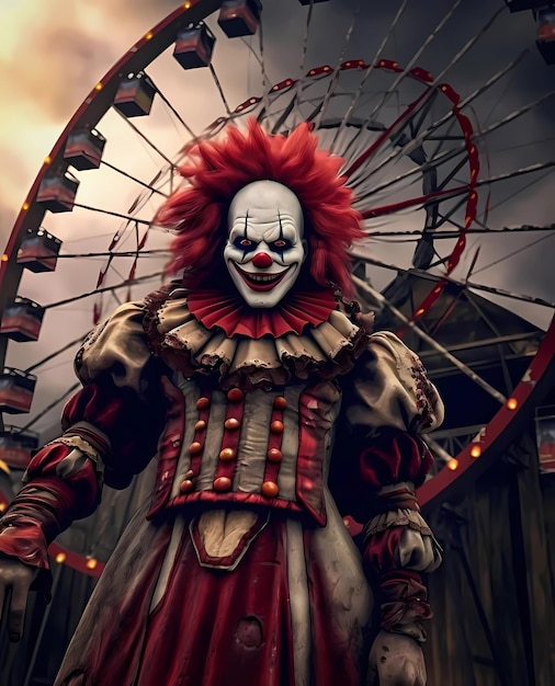 Photo the evil clown