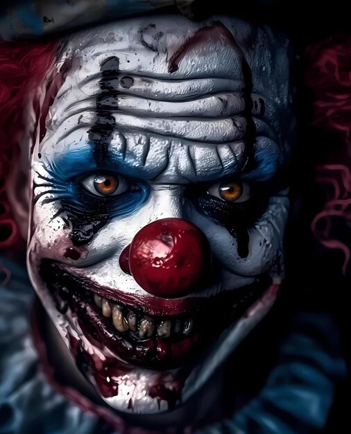 Photo the evil clown