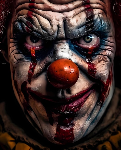 Photo the evil clown