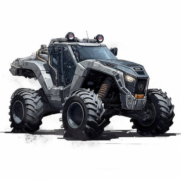 Evil Empire Tractor Concept Art