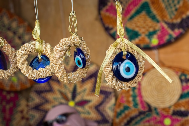 Evil eye bead as Amulet souvenir