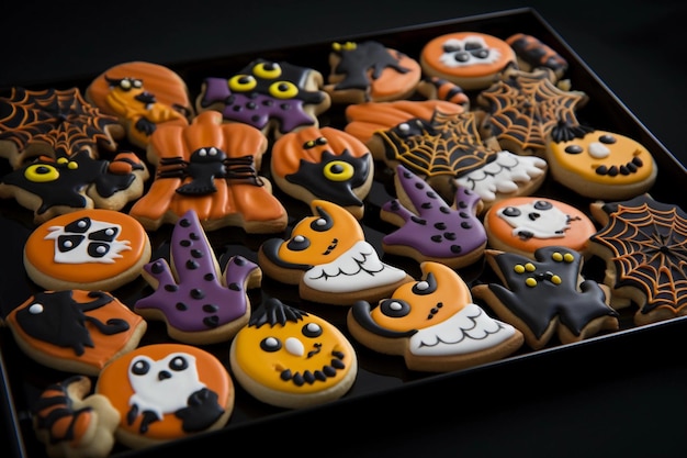 Evil Pumpkin Cookies Halloween-thema