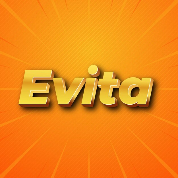 Evita Text effect Gold JPG attractive background card photo confetti