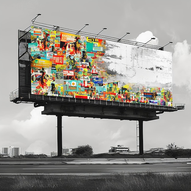 Фото Эволюция рекламы на классических рекламных щитах в цифровую форму