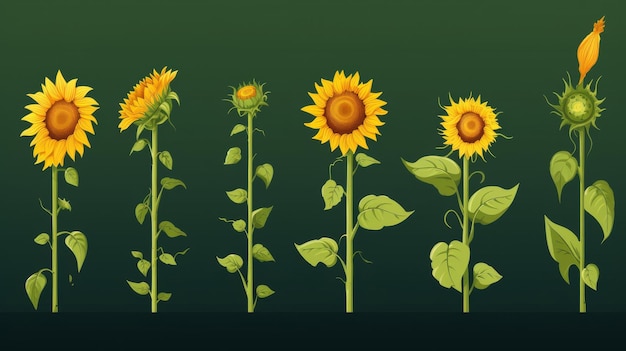 Evolution of a Sunflower