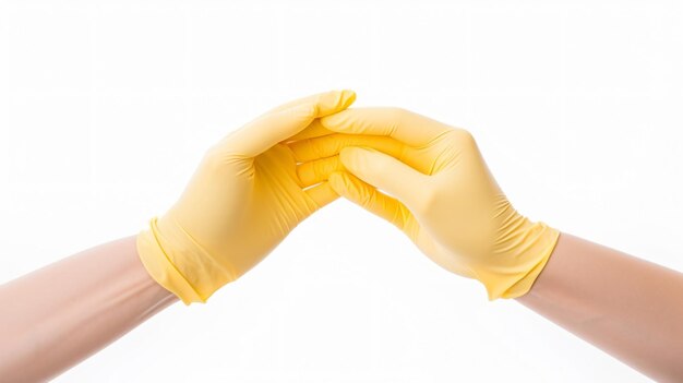 Photo examination gloves latex powdered with isolalated