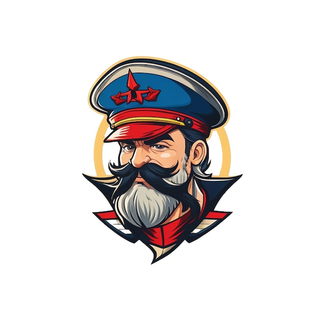 the example logo captain in sea