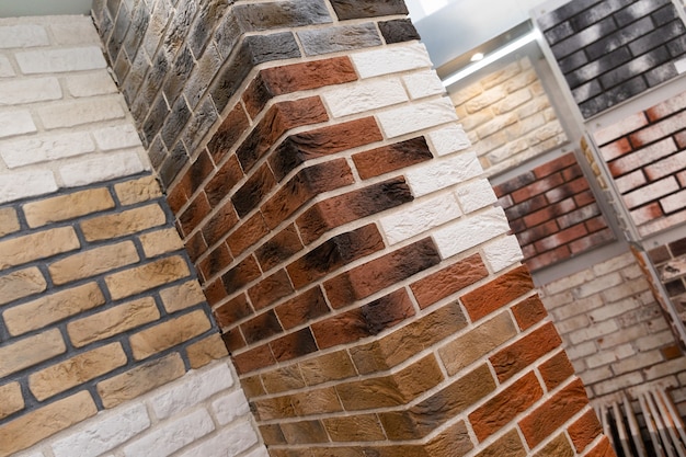 Examples of different brick walls