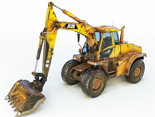 EXCAVATOR CRAWLER CONSTRUCTION VECTOR HIGH