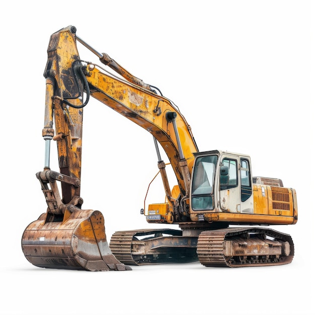 Photo excavator isolated