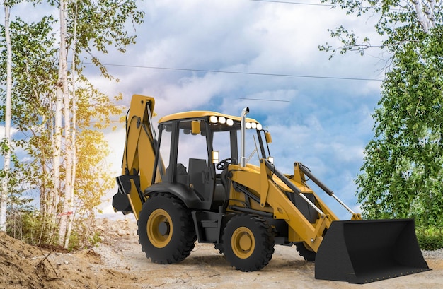 Escavatore jcb macchina da costruzione