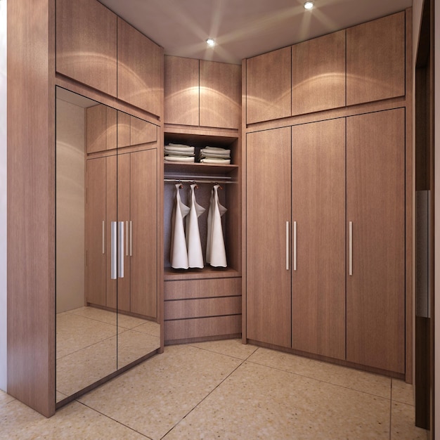 Excellent and Pleasant Walk In Closet Interior Design