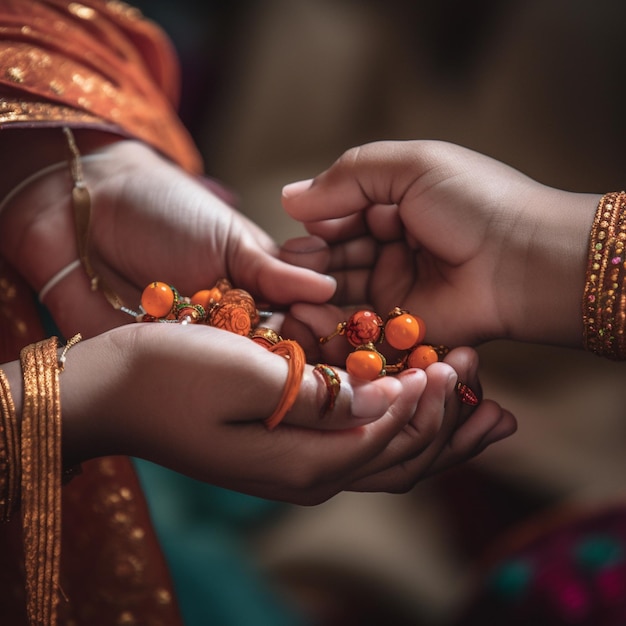 Exchange of blessings between siblings cherished memories