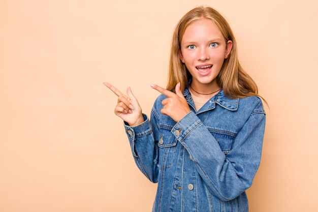 Excited pointing with forefingers away