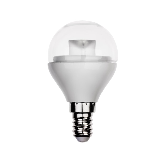 Exclusieve LED-lamp met E14-fitting Geïsoleerd op wit