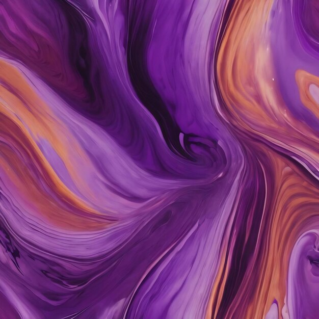 Exclusive beautiful pattern abstract fluid art background flow of blending purple lilac paints mixin