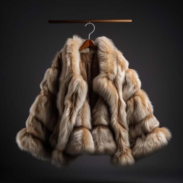 Фото Эксклюзивная меховая куртка или пальто в роскошном стиле