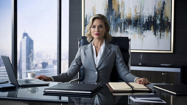 Executive business woman in an office