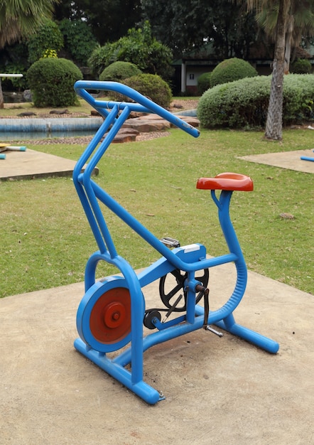 exercise equipment in public park