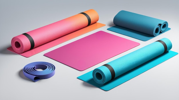 exercise equipment yoga mat element collection