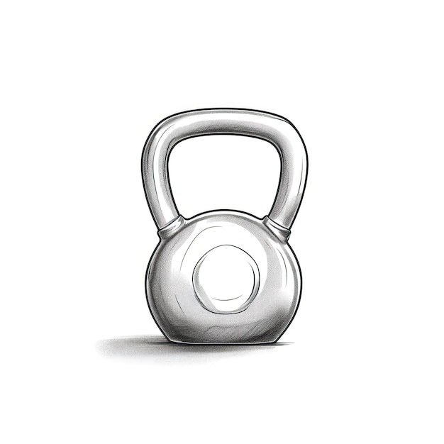 Exercise kettlebell fitness ai generated