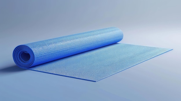 Exercise yoga mat isolated