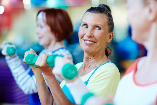 Exercising in group