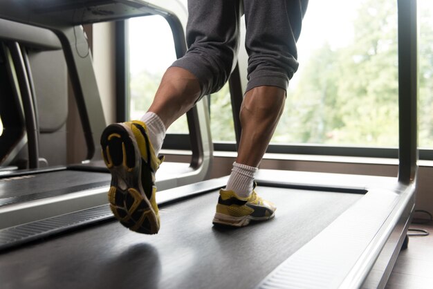 Exercising On A Treadmill