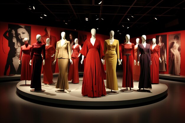 exhibit elegance ensemble exhibition space photo