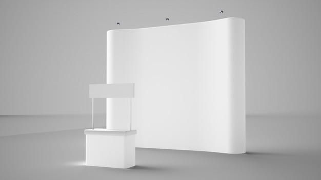 Exhibition display and reception desk