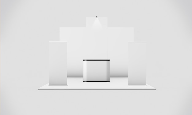 Exhibition stand mockup