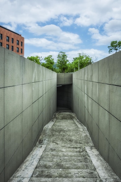 Photo exit of an underground car park