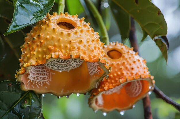 Exotic Bael Fruit Tropical Elegance