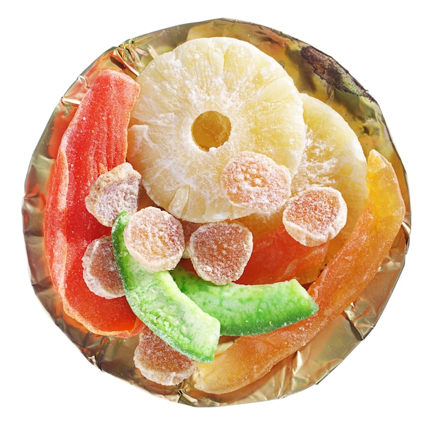 Exotic candied fruit mix